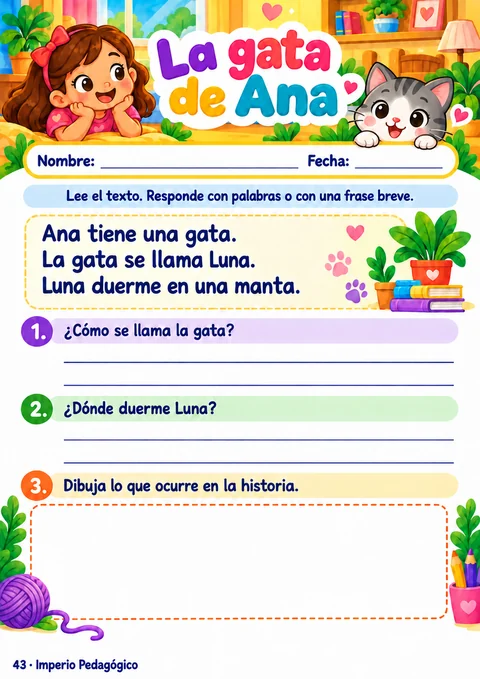 Actividad de lectura y comprensión