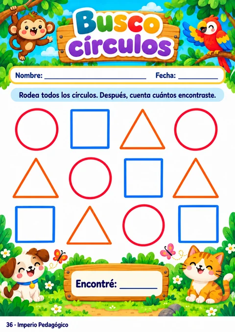 Actividad de formas y razonamiento lógico