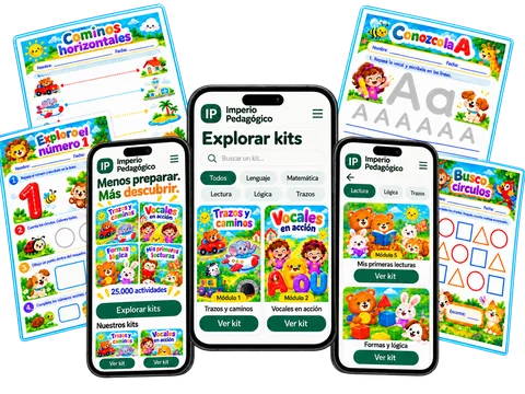 Imperio Pedagógico · Pack de 25.000 actividades pedagógicas